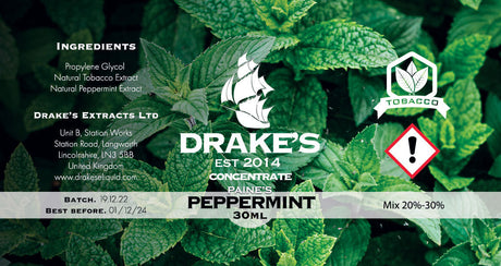 Paine's Peppermint Concentrate Drake's E-Liquid