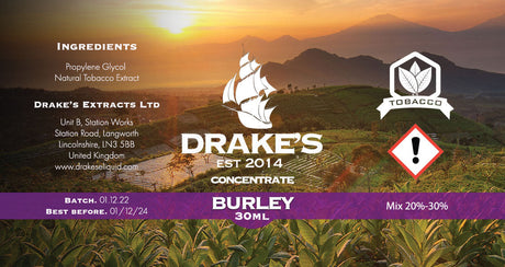 Burley Concentrate Drake's E-Liquid
